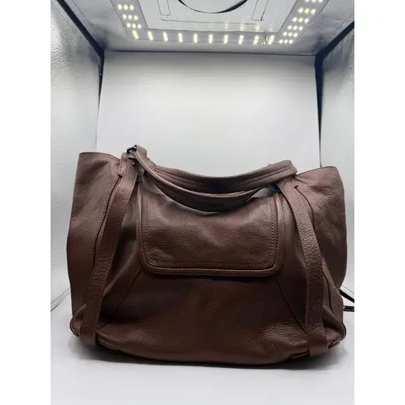 NWT Kooba Jonnie Leather Shopper Tote - Brown- Minor Flaws - Picture 4 of 14